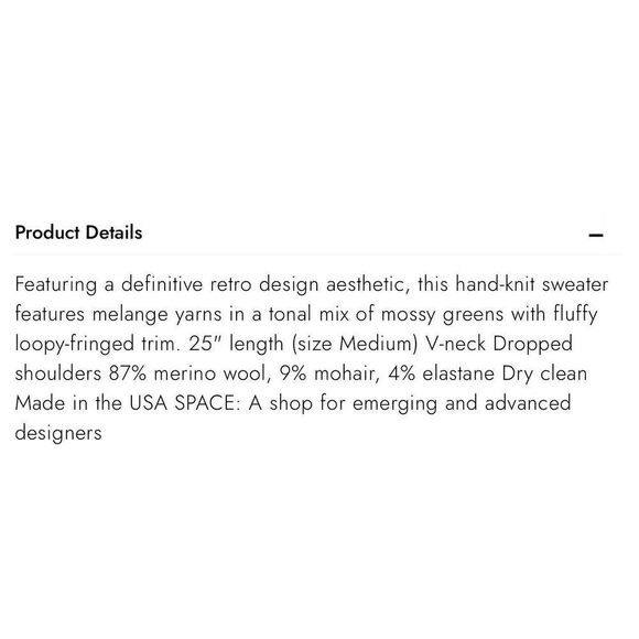 NWOT Judy Turner Jarman Merino Wool Blend Sweater - Picture 5 of 5